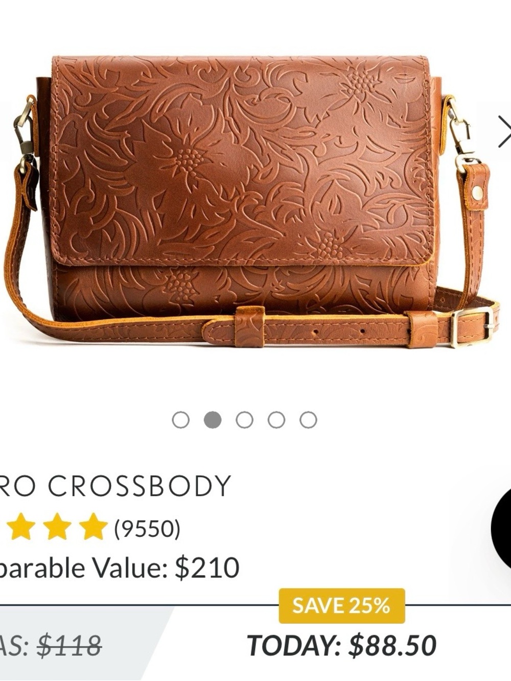 Portland Leather Metro Crossbody - Picture 7 of 11
